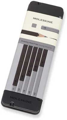 Image de Moleskine Coffret de crayons à dessin, 5 crayons