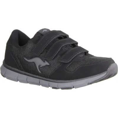 Produktbild von Sneaker Kangaroos K-Blue Run 7643A-522, Black/Grey, Jungs,Herren,Materialmix,NEU - Herrenschuhe Sneaker / Schnürschuh, Schwarz