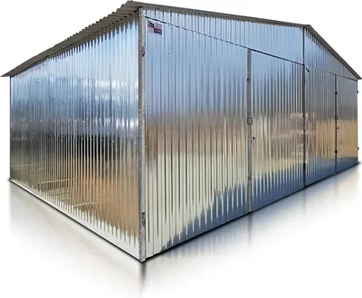 Produktbild von Gartenhaus 6x6 Fertiggarage Metallgarage Garagen