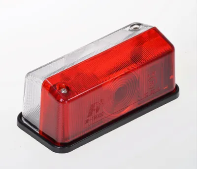 Produktbild von Filmer 36515 Umrissleuchte, Lichtscheibe rot/weiss, 12 V