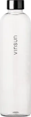 Produktbild von Trinkflasche 1L Sport Flasche Schraubverschluss BPA frei für Kohlensäure Vinsun