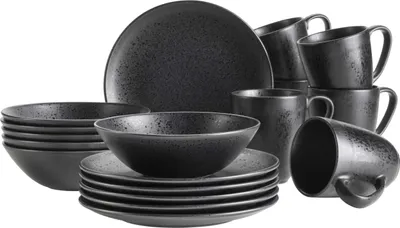 Produktbild von Frühstücks Set, Steinzeug Frühstücks Set, Steinzeug Essential Mäser