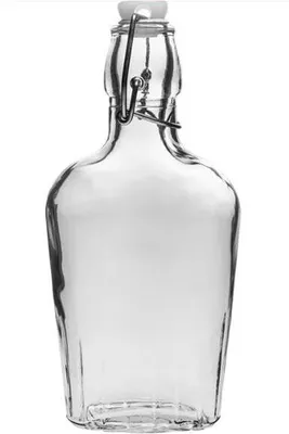 Obrázek produktu pro Placatka S Patentním Uzávěrem 250Ml, Sklo