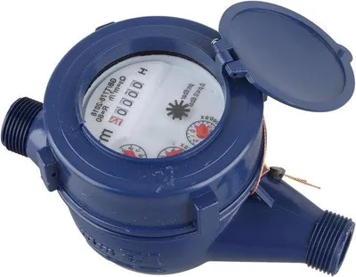 Produktbild von Nylon Wasserzähler - Standard Wasserzähler - Wasserverbrauch Messen - Korrosionsbeständiges Material - 15 Millimeter - Standard