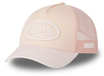 Produktbild von Von Dutch Originals Trucker Cap - TWILL GLITTER Visor Light Pink