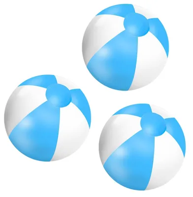 Productafbeelding van Opblaasbare Strandbal, 3 Stuks voor eindeloos waterplezier