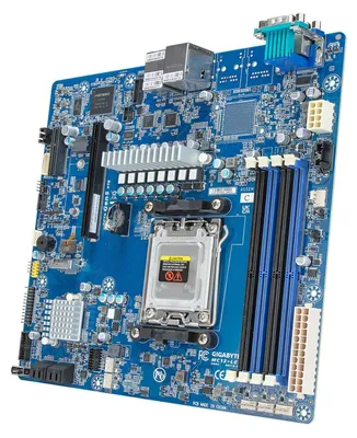 Produktbild von GIGABYTE MC13-LE0, AMD, Sockel AM5, AMD EPYC 4004, AMD Ryzen 7000 Series, AMD Ryzen 9000 Series, DDR5-SDRAM, M.2, SATA III, 0, 1, 10