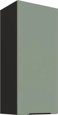 Image de Armoire murale haute LUNARA - largeur 40 cm, vert/noir