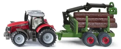 Produktbild von Sieper GmbH SIKU 1134 Massey Ferguson mit Forstanhänger Sonstige