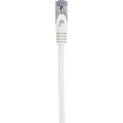 Productafbeelding van Renkforce RF-5462396 RJ45 patchkabel CAT 6a S/FTP, 20,00 meter, wit, met bescherming voor de contactpunten, vlamvertragend, 1 stuk.