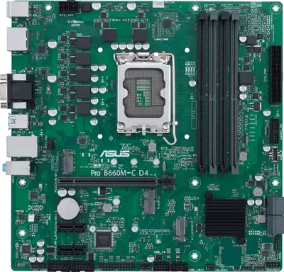 Zdjęcie produktu dla Asus 90Mb19B0-M1Eayc Pro B660M-C D4-Csm//Lga1700,B660,Tpm,Mb