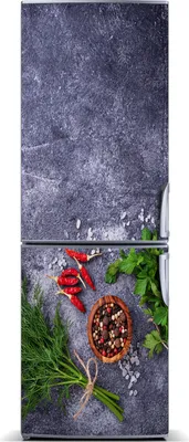 Produktbild von Tulup Kühlschrankdekoration - Magnetmatte - 60 cm x 180 cm - Magnet auf dem Kühlschrank - Kräuter Und Gewürze