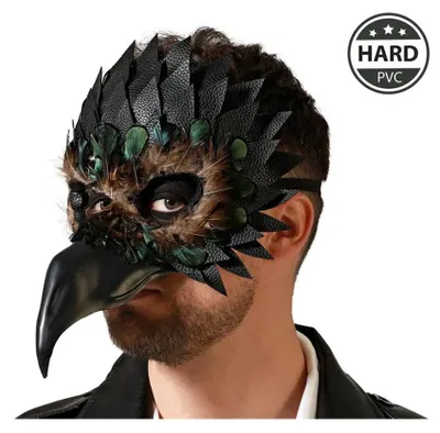 Produktbild von Atosa Vogelmaske Braun  Kinder Braun One Size