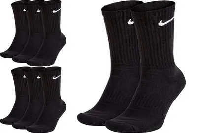 Produktbild von 8 Paar Nike Herren Damen Socken - Farbe: Schwarz - Größe: 42-46