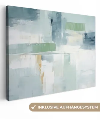 Zdjęcie produktu dla MuchoWow® - Obrazy na płótnie - Kolor - Sztuka nowoczesna - Abstrakcja - Szary, Obraz na ścianę, Dekoracja ścienna Obrazy Salon, 80x60cm