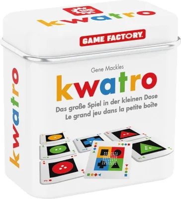 Produktbild von Game Factory Kwatro, Kartenspiel, 8 Jahr(e), 30 min