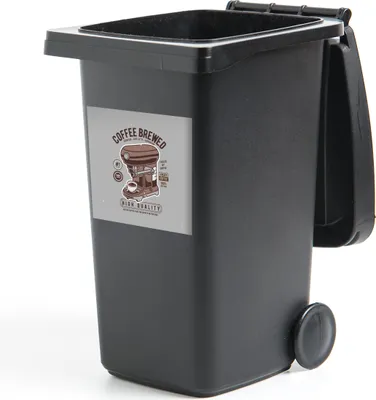 Produktbild von MuchoWow® - Abfall-Aufkleber - Container - für Abfallcontainer