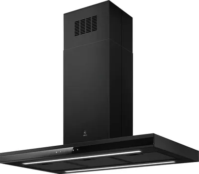 Produktbild von Elica Adéle PRF0182415 Inselhaube 90 cm Schwarz Matt