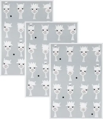 Produktbild von Kracht 3er Pack Halbleinen Küchentuch Bad Hair Day 50x70 cm