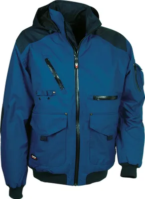 Productafbeelding van Cofra lichtgewicht werkjas, wind- en waterdicht, blauw, maat 52