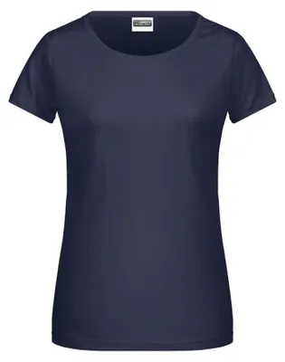 Produktbild von James and Nicholson - "Basic" T-Shirt für Damen LT3270 (XS) (Marineblau)