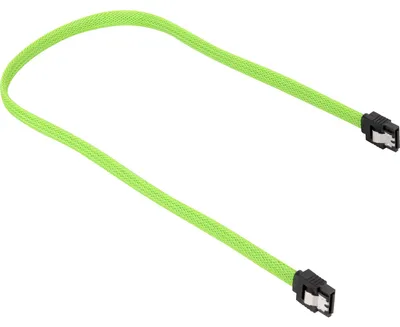 Produktbild von Sharkoon Sata 3, 0,3 m, SATA III, SATA 7-pin, SATA 7-pin, Männlich/Männlich, Schwarz, Grün