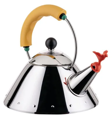 Obrázok produktu pre Rýchlovarná kanvica Alessi - 9093/1 Y - žltá - 1 liter - Micheal Graves