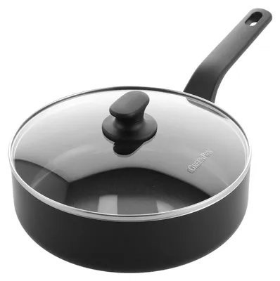 Obrázok produktu pre GreenPan Essence, Kolo, Sauté panvica, Čierna, Keramický, 160 °C, Hliník