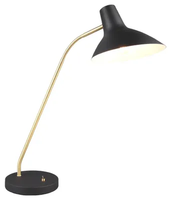 Produktbild von Tischleuchte, schwarz, gold, verstellbar, H 54 cm