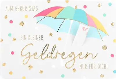 Produktbild von Klappkarte Kunterbunt Motiv 23, Depesche