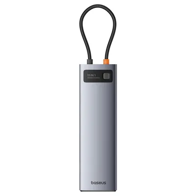 Produktbild von Baseus StarJoy, USB Typ-C, 3.5mm, HDMI, RJ-45, USB 2.0 Type-A, USB 3.0, USB Typ-C, VGA, MicroSD (TransFlash), SD, 5000 Mbit/s, 60 Hz, 1920 x 1080 (HD 1080), 3840 x 2160