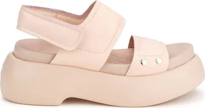 Obrázek produktu pro Dámské klasické sandály AGL D671003PGOLISC0362 Barva: béžová Velikost: 40