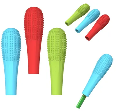 Produktbild von INF Silikon gewichteter Beißbarer Stiftaufsatz 6.5cm x 1.9cm Schule Büro