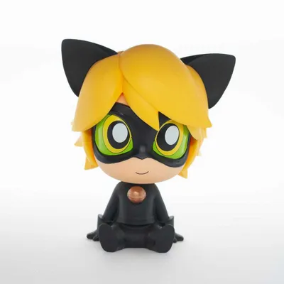 Produktbild von Miraculous Figur Cat Noir Chibi 17 cm