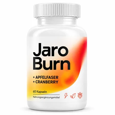 Immagine prodotto di Integratore alimentare Jaro Burn – 60 capsule – con estratto di foglie di tè verde, estratto di frutti di mirtillo rosso e estratto di radice di zenzero – Adatto agli adulti.
