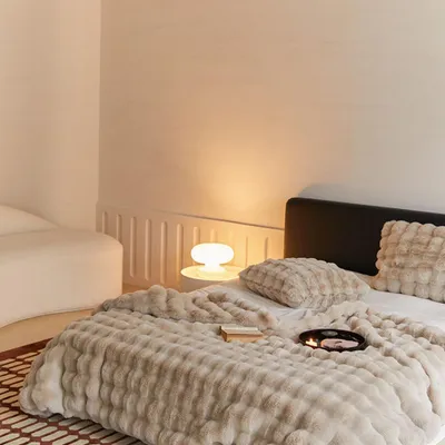 Produktbild von Kuscheldecke Cozy Beige - 100 x 160cm