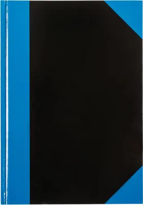 Produktbild von IDENA Idena Kladde A5Mix liniert blau schwarz, 96 Blatt 70g/m²