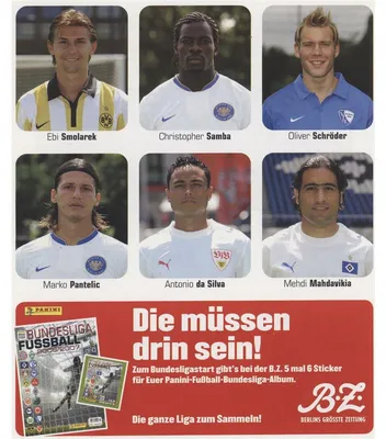 Produktbild von Panini Bundesliga 2006/07 - Sticker - Promo Stickerbogen 3