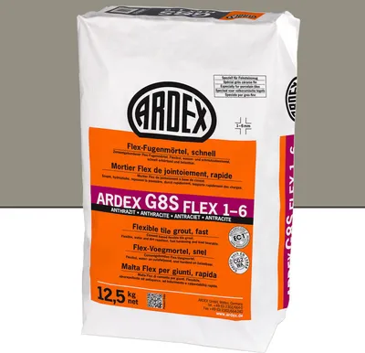 Immagine prodotto di ARDEX G8S Flex-Fugenmörtel Zementgrau 12,5kg Sack