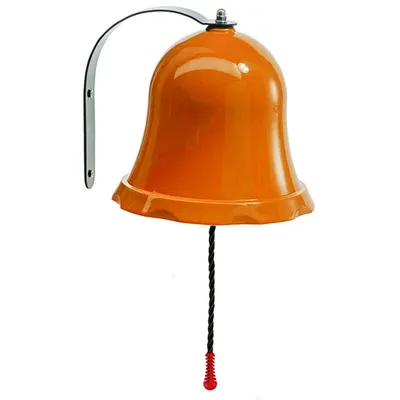 Produktbild von Schiffsglocke für Spielturm & Spielhaus orange 20 cm mit Metallklang
