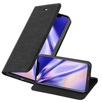Image de Cadorabo Housse pour Apple iPhone XR Housse de protection en noir Etui pour téléphone portable Case Cover Fermeture magnétique