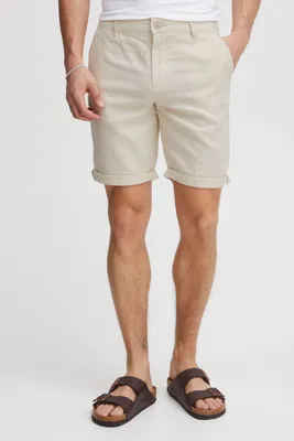 Produktbild von 11 Project PROeysted Herren Leinenshorts kurze Leinenhose Bermuda