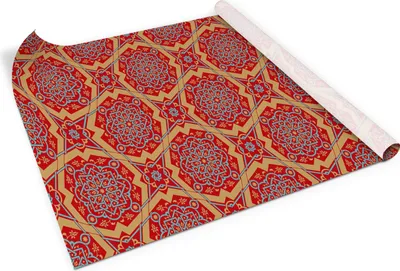 Produktbild von Arabisches blumenmuster– Möbelfolie selbstklebend – PVC Klebefolie für Möbel – Küche – Schränke – Möbelrenovierungsfolie – Möbeldekorfolie – 100x50 cm