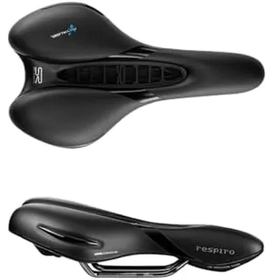 Image de Selle de vélo - Rembourrage en gel - Noir