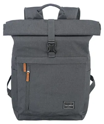Productafbeelding van travelite vrijetijdsrugzak rugzak met laptopvak Basic Rollup Backpack 35L Anthracite grijs