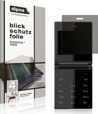 Produktbild von Blickschutzfolie für Itel Flip One matt Schutzfolie Folie Display Schutz dipos
