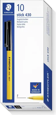 Zdjęcie produktu dla STAEDTLER® 430 F-9 Długopis stick 430 F czarny