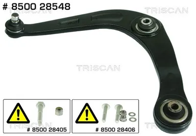 Produktbild von TRISCAN 8500 28548 Querlenker passend für PEUGEOT 206 Schrägheck (2A/C)