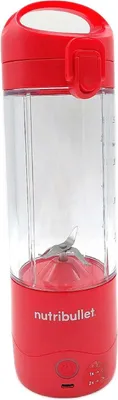 Produktbild von NutriBullet NBP003MA, Tragbarer Mixer, 0,475 l, Pulsfunktion, 0,5 m, Magenta, Violett