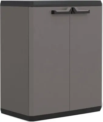 Obrázek produktu pro Keter Keter Più Storage Cabinet - 1 police - 39x68x83cm - tmavě šedá/černá